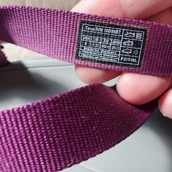 Teva Terra Float Livia Dark Purple Sandals - Women's Size 9 - Picture 7 of 8